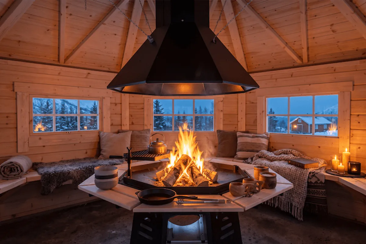  Grillhytte 12 Royal - Buet vegg